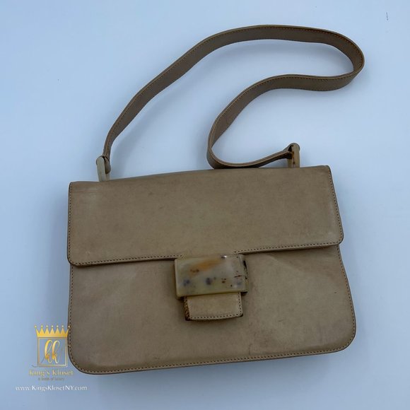 PRADA CREAM SHOULDER BAG